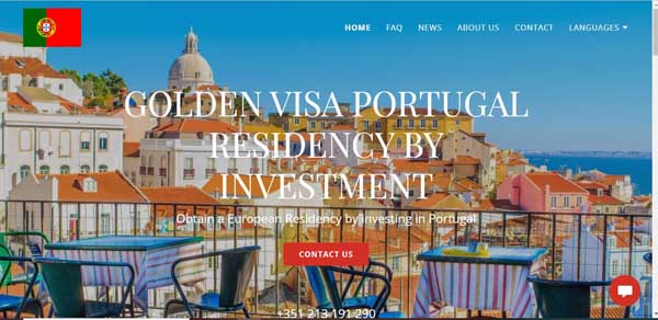 GoDaddy website examples.