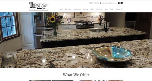 Web.com website examples.