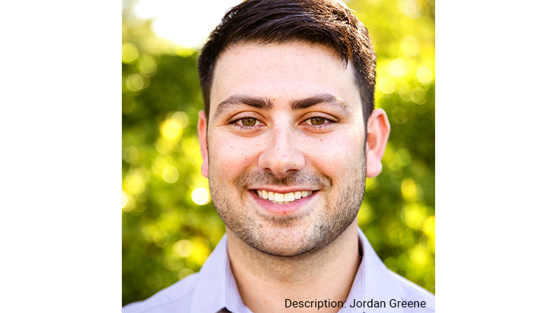Headshot of Jordan Greene, AEye co-founder and VP of Corporate Development.