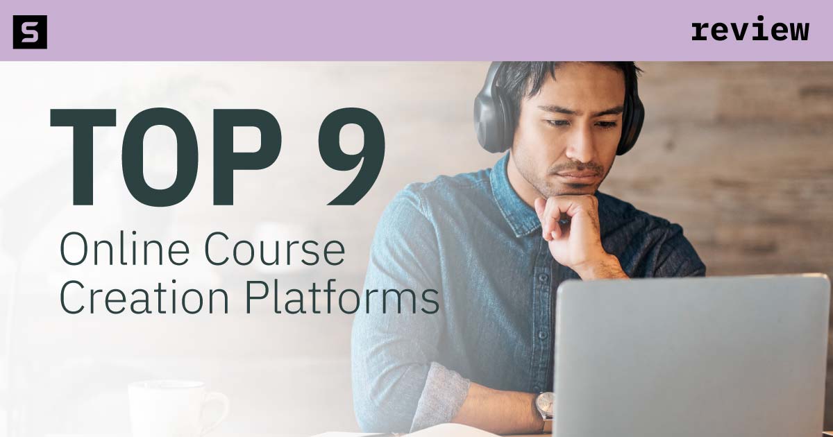 Person taking an online course.