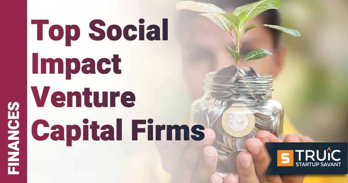 Person holding jar full of coins with plant sprouting out.