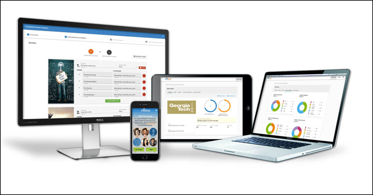 Mixtroz's product displayed on various devices.